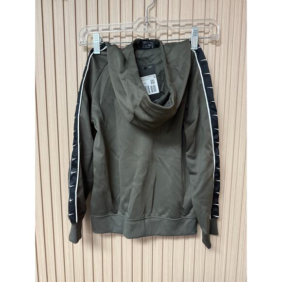 Nike B Swoosh Tape Full Zip Hoodie CV1334-325 Boys Size XS - Picture 3 of 12